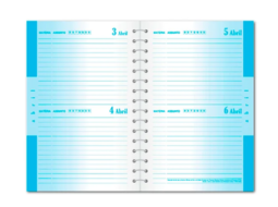 AGENDA ESCOLAR 2 DIAS POR PAGINA PERMANENTE
