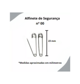 ALFINETE DE SEGURANCA N.00 C/100UN