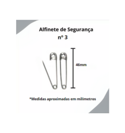 ALFINETE DE SEGURANCA N.3 C/100UN