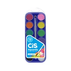 AQUARELA ESTOJO C/12CORES