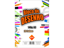 BLOCO AGAPE DESENHO 420X297MM 140G 20FLS PC/5BL
