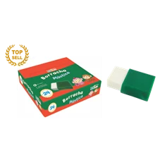 BORRACHA PLASTICA BRANCA C/CAPA C/24UN