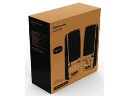 CAIXAS DE SOM 2.0 1W RMS ALIMENTACAO USB CONEXAO P2