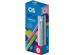 CANETA CIS GELYX C/12 AZUL