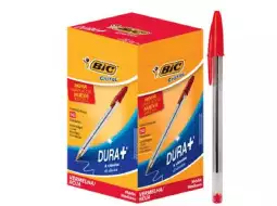 CANETA ESF BIC CRISTAL VERMELHA CX/50