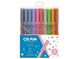 CANETA ESF CIS FUN EST C/10 CORES