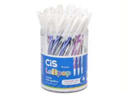 CANETA ESF CIS LOLLIPOP 0,5MM PT C/50