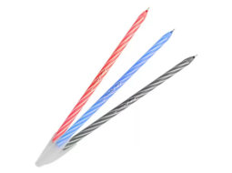 CANETA ESF CIS SPIRO 0,7MM BL C/3 AZ/PT/VM