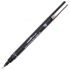 CANETA UNI PIN 0.7 PRETA C/12
