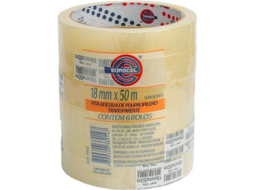 FITA ADES P/EMBALAGEM PP 33 TR 18MMX50M PC/6