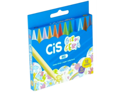 GIZ DE CERA BIG CIS C/12 CORES CX/12