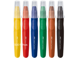 GIZ DE CERA JUMBO SUPERMACIO L.CREATIVES C/6CORES