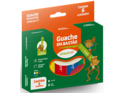 GUACHE EM BASTAO C/6 CORES