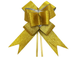 LACO FACIL GG (45MMX71CM) - GLITTER DOURADO C/5