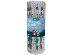 LAPIS HB GRAFITE PLASTICO C/BORRACHA GAMES C/72UN