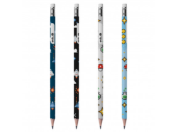LAPIS HB GRAFITE PLASTICO C/BORRACHA GAMES C/72UN