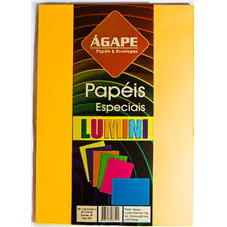 PAPEL AGAPE LUMINI 75G 210X297 PC/40FLS