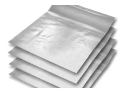PAPEL COLADO PRATA C/40 FLS