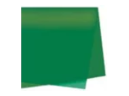 PAPEL MONOLUCIDO VERDE BANDEIRA C/100FLS