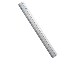 REGUA DE ALUMINIO 30CM