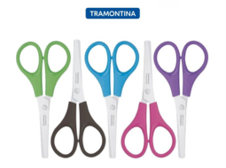 TESOURA ESCOLAR 5 MONSTERCORT